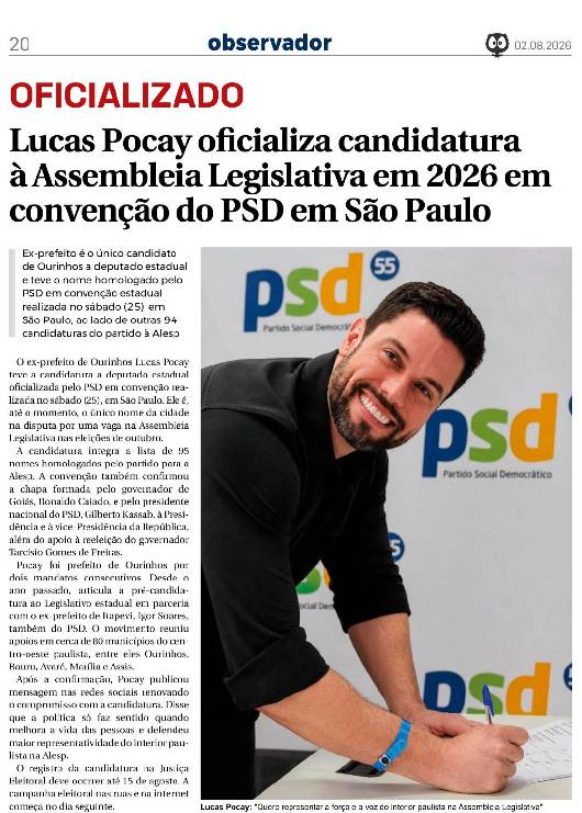 Mídia de agosto/2026