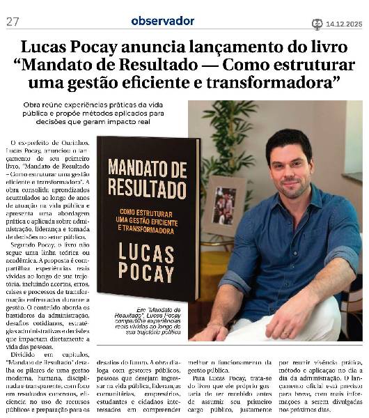 Saiu na mídia em dezembro/2025