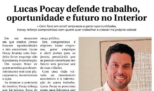 Saiu na mídia em maio/2026