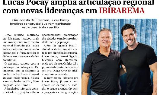 Saiu na mídia em março/2026