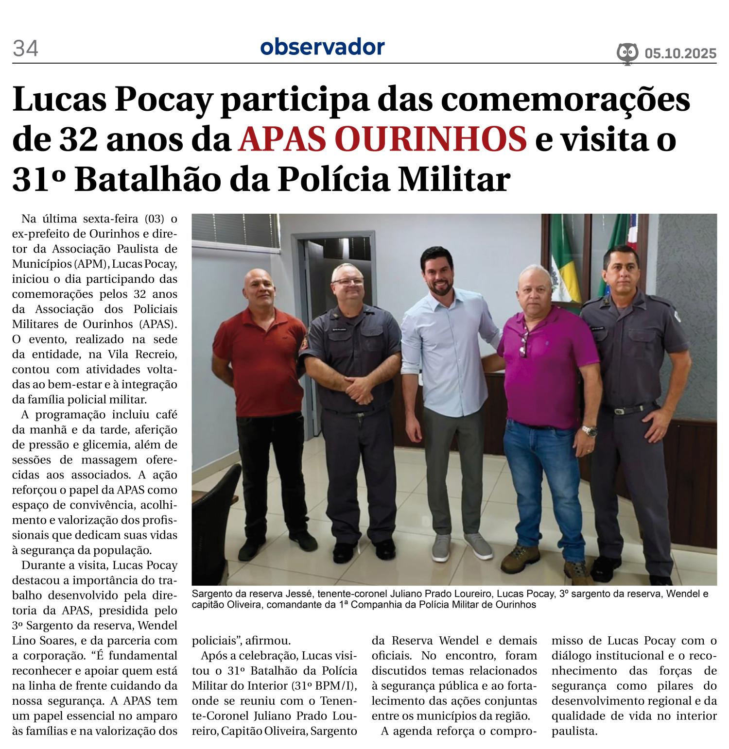 Saiu na mídia (Outubro/2025)